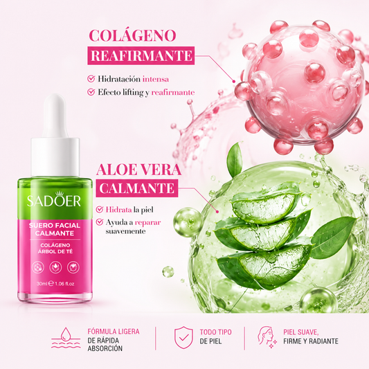 SÉRUM CALMANTE 2 EN 1 ARBOL DE TE + COLÁJENO