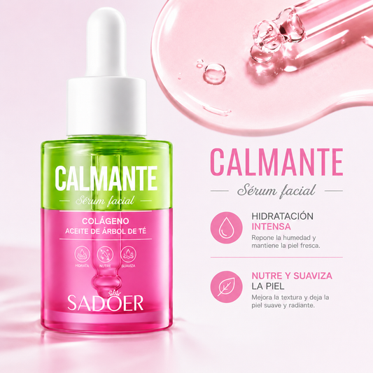 SÉRUM CALMANTE  2 EN 1 ARBOL DE TE + COLÁJENO