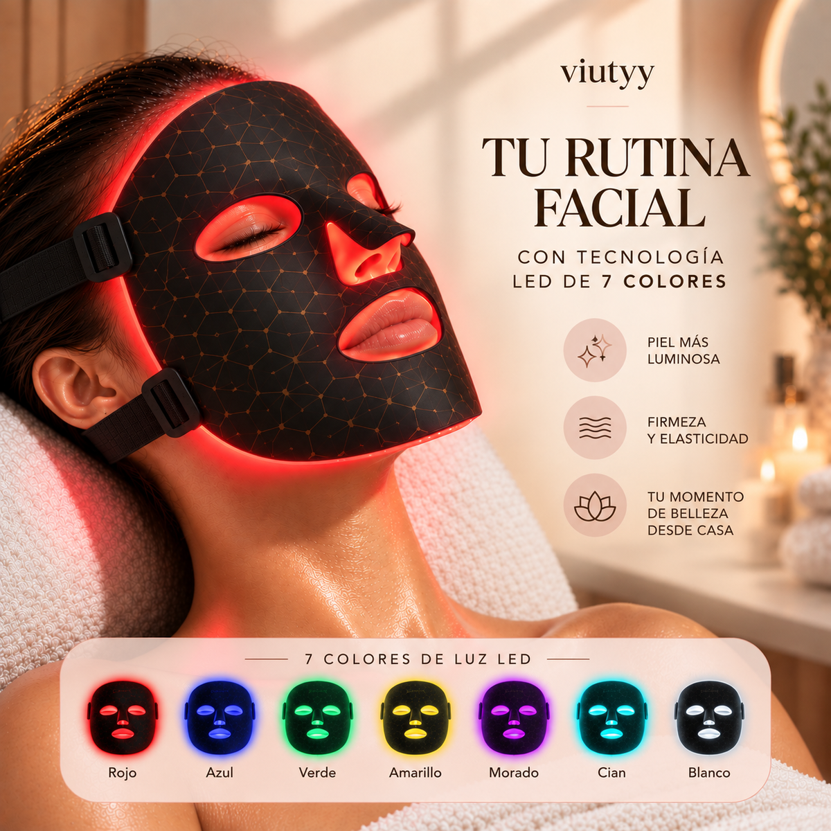Glow Máscara LED Facial